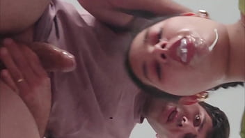 Preview 4 of Tx Leaked - Boca llena de babas y flujos de la polla sabrosa de su hermanastro