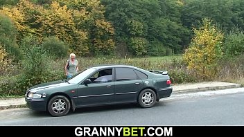 Preview 1 of Arab Explose - Guy picks up old blonde granny