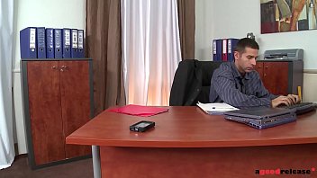 Preview 1 of Telugu Family Videos - Clumsy secretary Kandall N enjoys deep ass fucking on the office desk