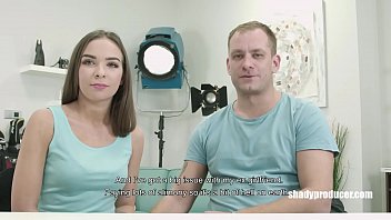 Preview 1 of Braun Love Sert - ShadyProducer &ndash_ Young amateur Czech girl gets it hard in both holes from her boyfriend and Steve Q