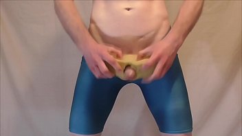 Preview 3 of Seachwww Xxx Mova - Slut Sponge gets Hard Oiled Lycra Fuck