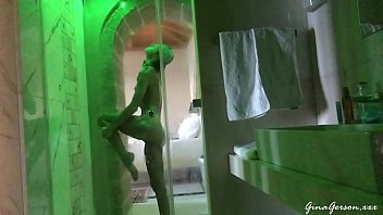 Preview 2 of Mom And Son Watching Tv - Beautiful me in beautiful shower