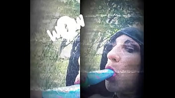 Preview 3 of 4 Cuties Spit Boy - Sissyluvzdick,  A day on the tracks,  craving some cock!