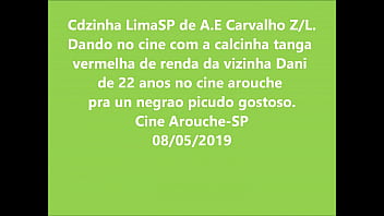Preview 1 of Janet Mason Naked Video - Cdzinha LimaSp dando no cine arouche com a calcinha tanga vermelha renda da Dani vizinha 08052019.mp4