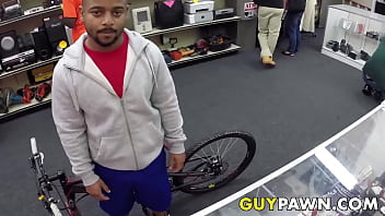 Preview 1 of Asian Pay - Pawnshop owners double team juicy ebony customer