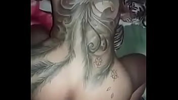Preview 3 of Lotek Girl Dady - Morena tatuada sentando gostoso