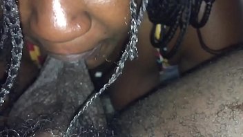 Preview 4 of Teen Glasses Blowjob - Chocolate kandy,  Daddy Pipes