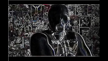 Preview 1 of Julie Kay Anal - Latex, gasmask, collar and spikes fetish.11DeadFace