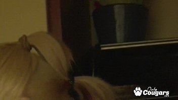 Preview 1 of Teanna Smiles - Jenna Lovely Bangs Her Pussy In The Kitchen