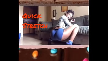 Preview 2 of In A School Sex Hot Leaners - Ms Dreadz Stretching