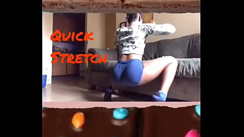 Preview 3 of In A School Sex Hot Leaners - Ms Dreadz Stretching