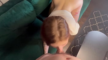 Preview 4 of Ord Girl - Silly Stepsister does not know how to Rub Pussy but she Sucks Perfectly