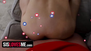 Preview 4 of Porn Sux Images - SisLovesMe - Livestreaming With My Tiny Stepsis Emma Gets Out of Hand and I End up Fucking Her Ass!