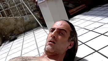 Preview 3 of Homme Obese - Slave Gaygory Golden Shower facial mouth hair wash hot wet urine outdoor whore video 7 Ama clea