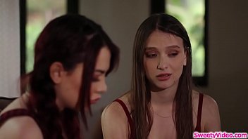 Preview 1 of Xxx Meralamp - Brunette babe facesitting her redhead gf