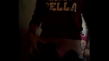 Preview 1 of Son Creampie Sleeping Stepsister - Morrita colegiala se desviste para m&iacute_