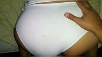Preview 1 of Candid Neighbor Voyeur - Calzon a un lado y resibiendo verga