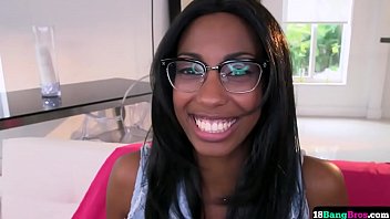 Preview 1 of Small And Puffie - Real black teen gets pov fucked in doggystyle