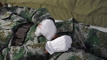 Preview 3 of Mayu Belle - Chinese soldier handjob