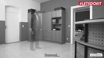 Preview 1 of Sexvideov - LETSDOEIT - Hot German Secretary Shivers On Her Boss&#039_s Cock