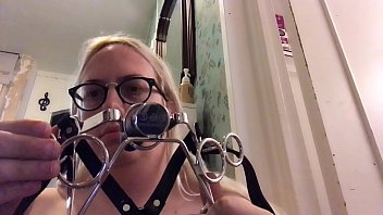 Preview 1 of Karmila And - Testing my new pony deepthroat training gag