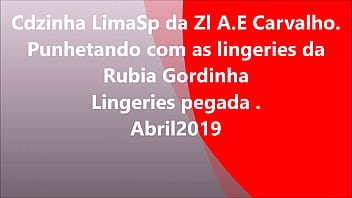 Preview 1 of Anti And Biy - Punhetando com as Lingeries da Rubia Gordinha Abril 2019
