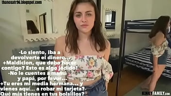 Preview 2 of Hypnotized Creampie - Mi hermanastra me quiere robar y no la dejo salirse con la suya para ver completo sub espa&ntilde_ol aqu&iacute_ :  https://ouo.io/iMX0hh