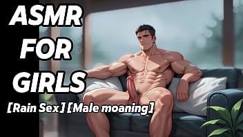 Preview 4 of Powrn Arab Live - ASMR FOR GIRLS [rain sex][male moaning]