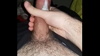 Preview 2 of Shemale Big Twitching Cock - Gozando gostoso na punheta