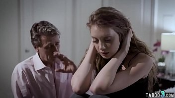 Preview 2 of Meana Olf - Pregnant teen pleases her old perv stepdads big cock