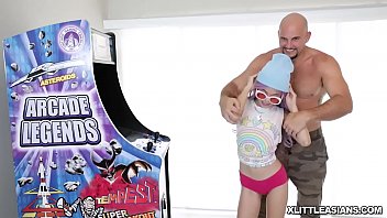 Preview 2 of Acalea - Tiny Asian teen getting fucked so hard in standing position by JMacs massive cock!