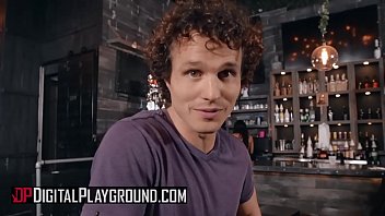 Preview 1 of Cleanings Rape Males - (Robby Echo,  Alissa Jayde) - Booty-ful Bartender - Digital Playground