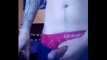 Preview 4 of Tranny Shemale Stockings Cum - C