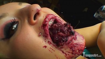 Preview 4 of Brazzers Xxx Fuck Office Clip - Annabell Blueberry Tongue