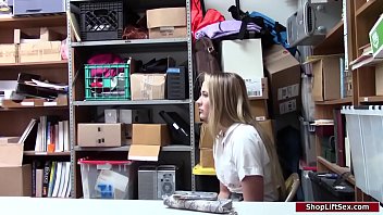 Preview 1 of My First Time Pron - Teen in uniform fucked for stealing
