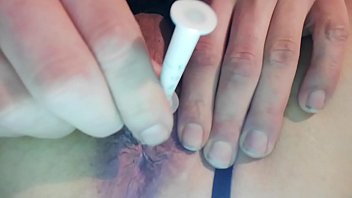 Preview 3 of Slave Punished Gangbang - Injection de lubrifiant,  avec pompe dans mon anus