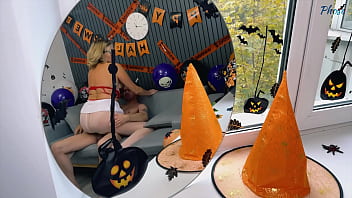 Preview 4 of La Belle Mi In Bull Korea - Mature Woman Dressed As Nurse For Halloween Party And Gets Fucked