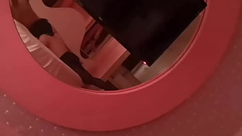 Preview 2 of Tuk Tukcom - 黑丝开档小母狗，躲在胯下吃鸡巴