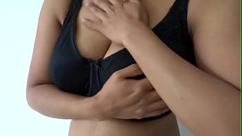 Preview 2 of Fat Vs Bbc - hot mallu girl boob press