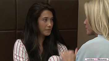 Preview 2 of Hand Fuck Com - Hot milf makes asian youngster a lesbian