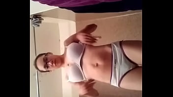 Preview 2 of Porn Old Nanny - Teen sends stripping video on s.