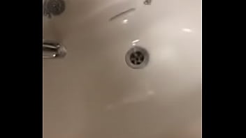 Preview 1 of Gang Bang Double Penetration - Big young cock shooting cumshot down the sink