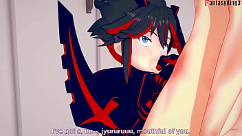 Preview 3 of Extra Teen Girl - Ryuko Matoi Having sex | 1 | KILLLAKILL | Full &amp_ POV on Sheer &amp_ PTRN: Fantasyking3