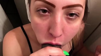 Preview 1 of Gorgeous College Brunette - Inga Thotti POV Facial Blow Job Scene In Florida