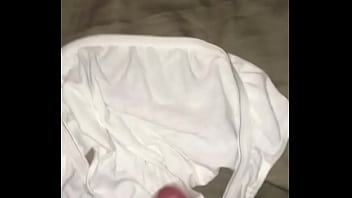 Preview 2 of Japanese Men - Jerking on Serena&rsquo_s panties