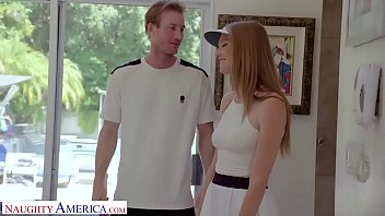 Preview 1 of Gay Wrestlers - Naughty America - Tennis instructor gets lucky and fucks his client,  Ashley Lane