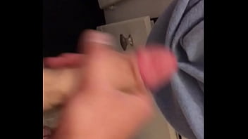 Preview 1 of Desk Girl - Secret gay boy touching cock