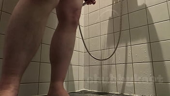 Preview 3 of Straight Girl Lesbian Seduction - Chubbykaot Playing and Edging in Gym Showers