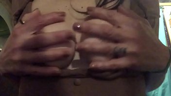 Preview 2 of Very Big Fake And Big Lol Sex - Sexy mature bounces her perky tits