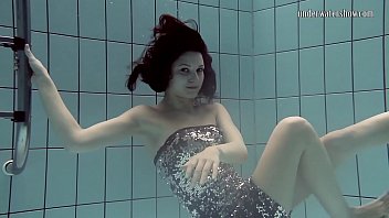Preview 2 of Creampie Roulette - Naked Russian mermaid in the pool